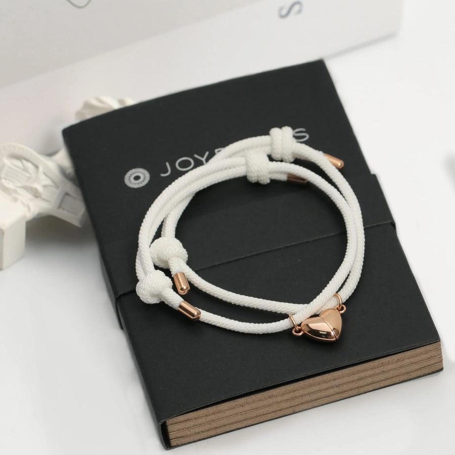 Magnetische Herz-Armbänder (Weiß) Armband Joybands