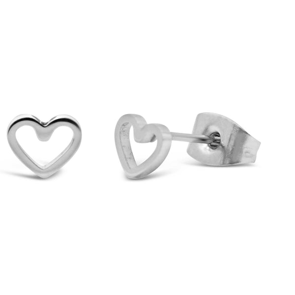 "Heart" ear studs