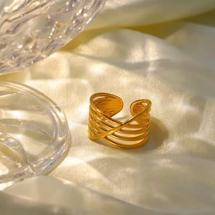 Ring Isabella Gold Ring Simple Pledge