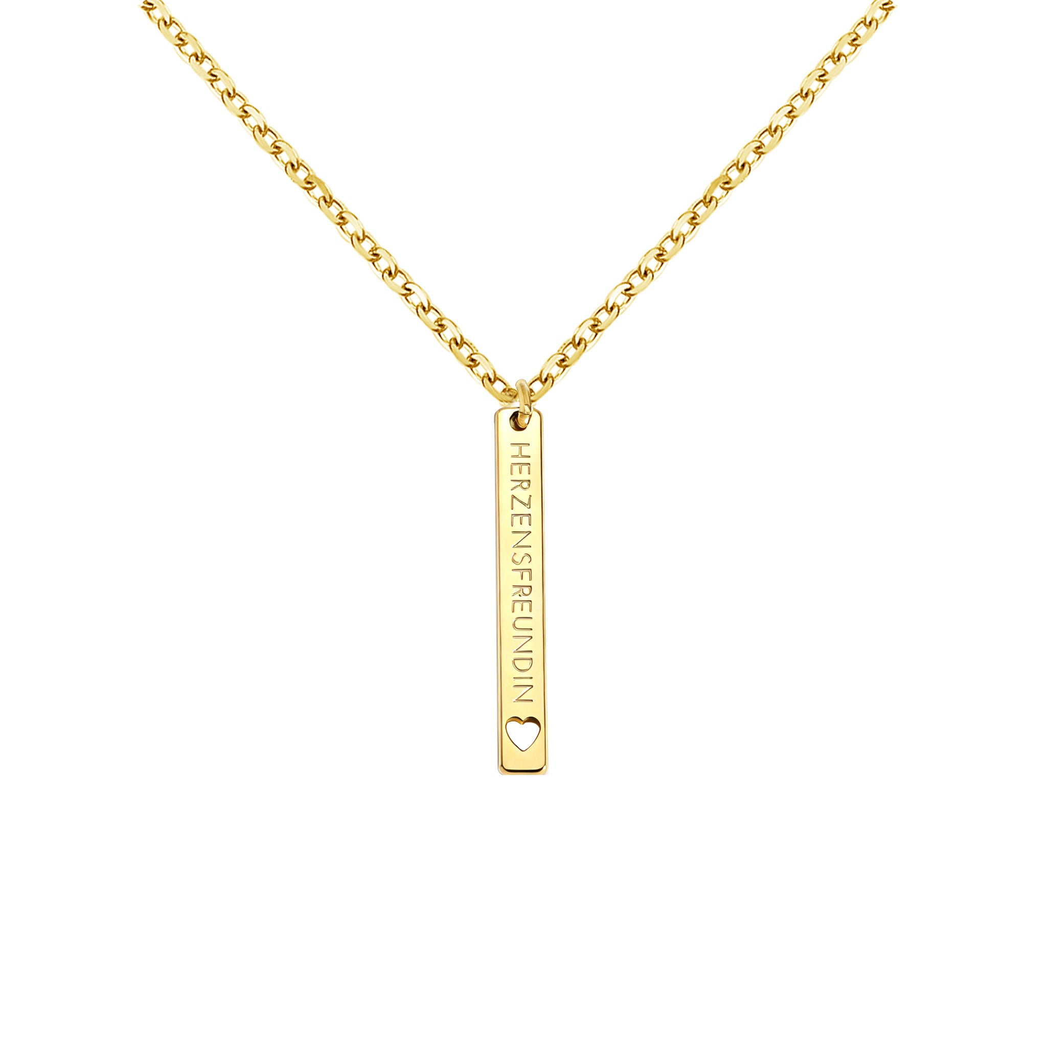 Herzensfreundin Stab-Halskette
