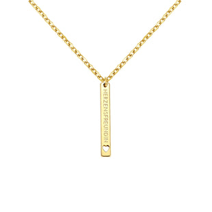 Herzensfreundin Stab-Halskette