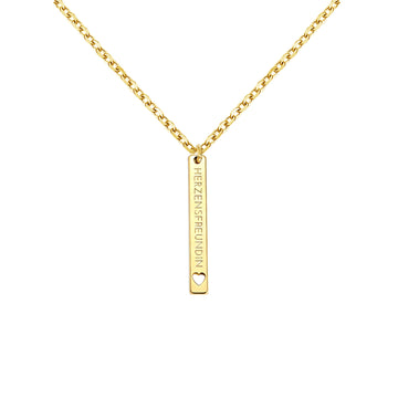 Herzensfreundin Stab-Halskette