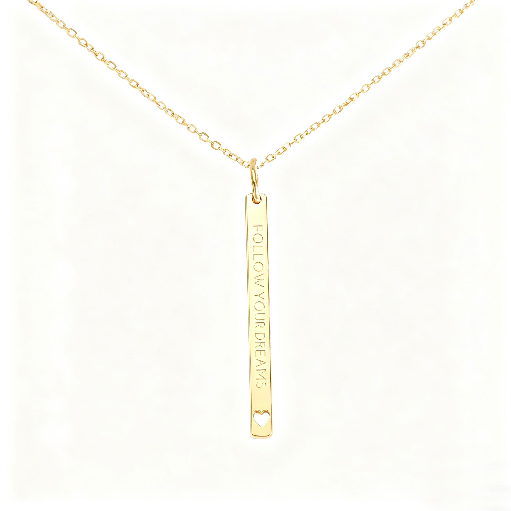 Follow your Dreams Stab-Halskette