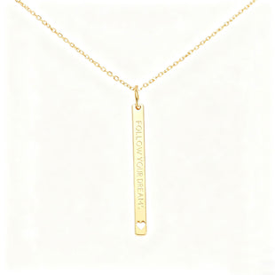 Follow your Dreams Stab-Halskette