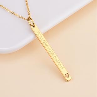 Follow your Dreams Stab-Halskette