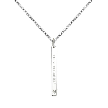 Believe in Yourself Stab-Halskette