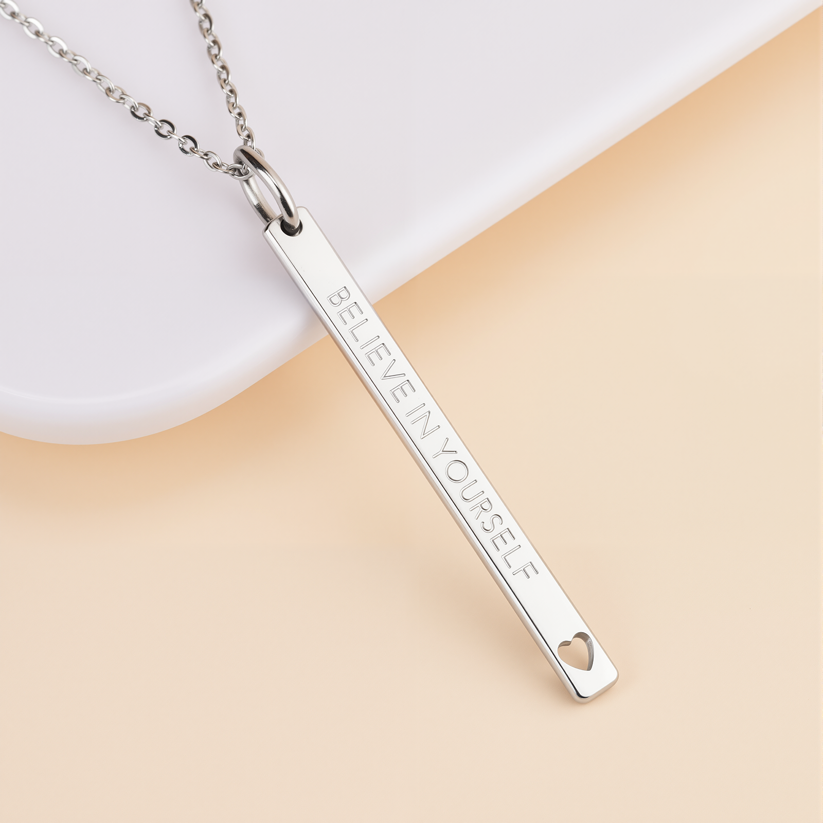 Believe in Yourself Stab-Halskette