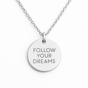 Follow your Dreams Coin Halskette