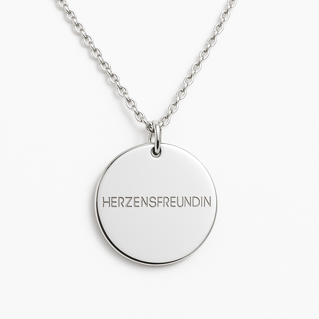 Herzensfreundin Coin Halskette
