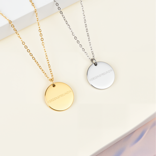 Herzensfreundin Coin Halskette