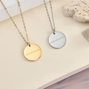 Schwesterherz Coin Halskette