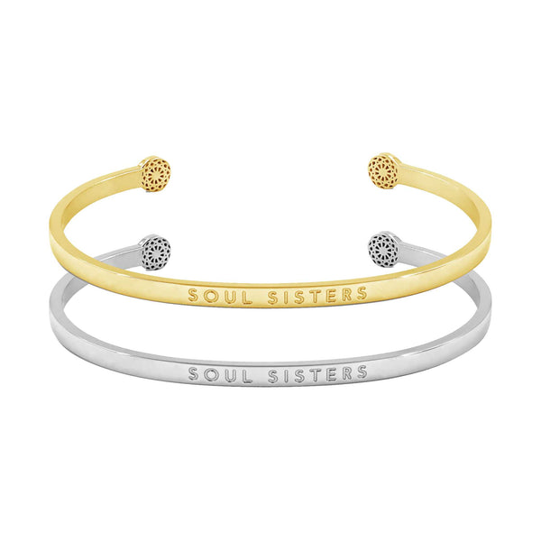 Soul Sisters - Blind - Set of 2 - Gold and Silver