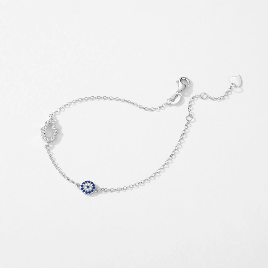 Sterling Silber Armband "Aerendil" mit Zirkonia 16+3cm Armband Simple Pledge