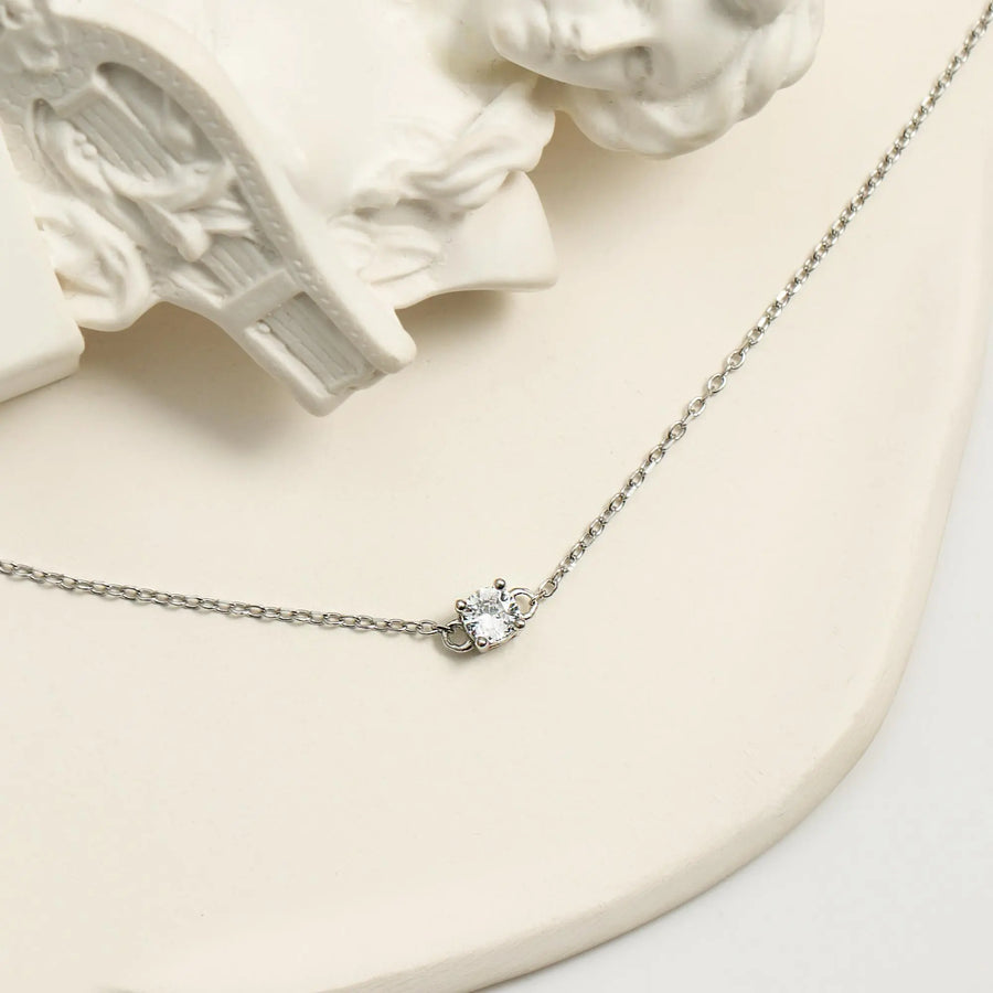 Sterling Silber Armband "Eldarion" mit Zirkonia, 17+3cm Armband Simple Pledge