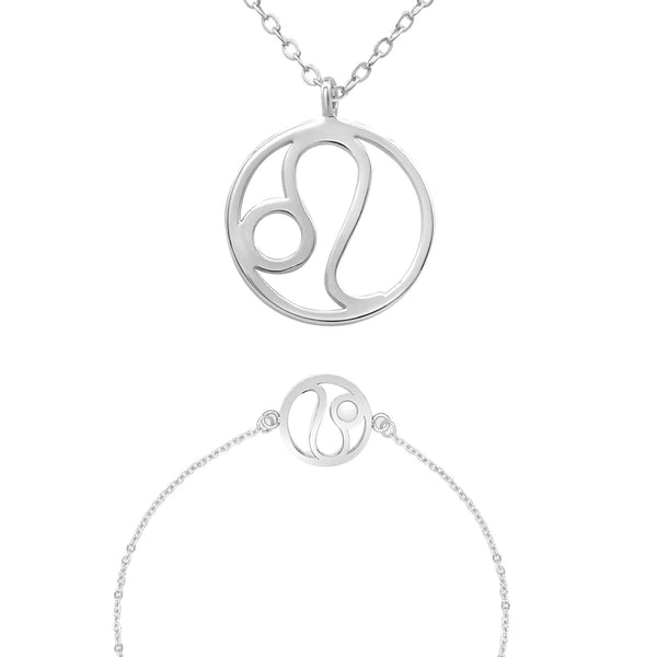 Zodiac sign "Leo" - necklace & bracelet set