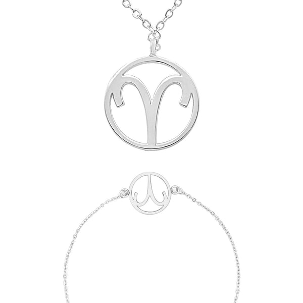 Zodiac sign "Aries" - necklace & bracelet set