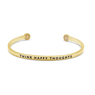 Think Happy Thoughts Armreif Simple Pledge